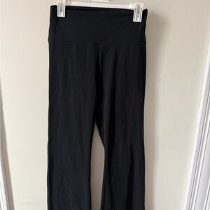 Aerie Black High-Rise Flare Leggings